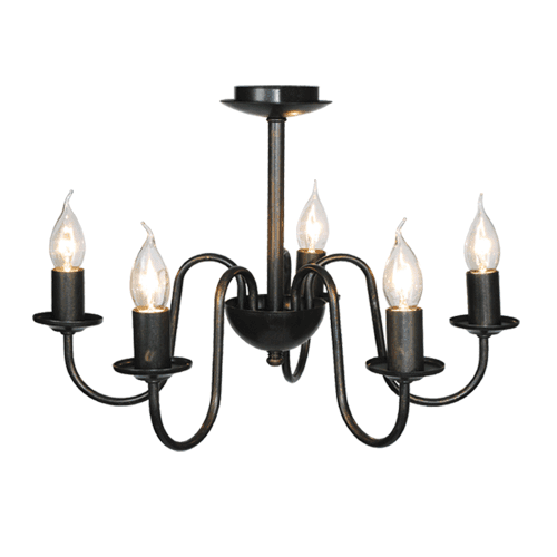 CITY LUX ПЛАФОН БРУНО ЧЕРЕН, 5XE14