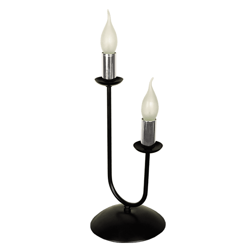 CITY LUX НАСТОЛНА ЛАМПА БРУНО ЧЕРЕН, 2XE14