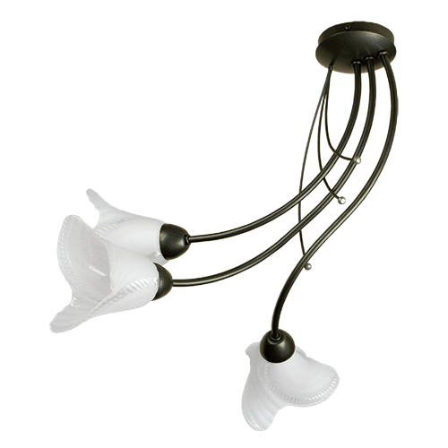 CITY LUX ПЛАФОН КАРИНА ГРАФИТ, 3XE14