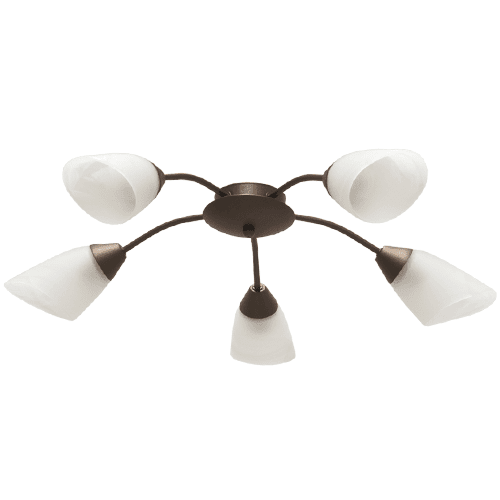 CITY LUX ПЛАФОН СИГМА ПАТИНА, 5XE14