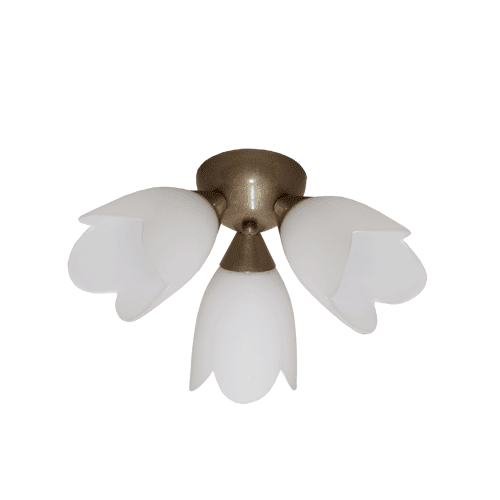 CITY LUX ПЛАФОН СПРИНГ 2 СТАРО ЗЛАТО, 3XE14