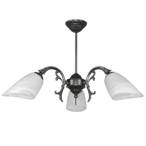 CITY LUX ПЛАФОН МОНИКА ГРАФИТ, 3XE27