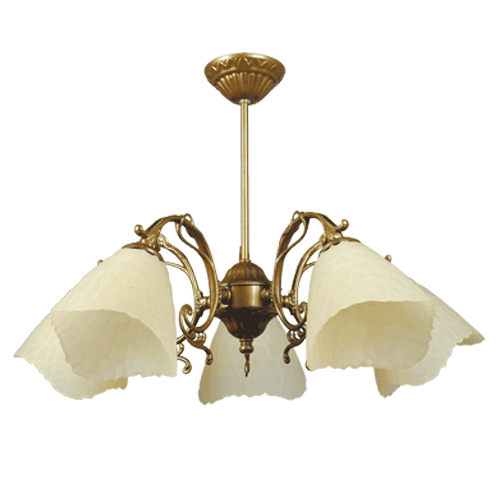 CITY LUX ПЛАФОН СИМОНА СТАРО ЗЛАТО, 5XE27