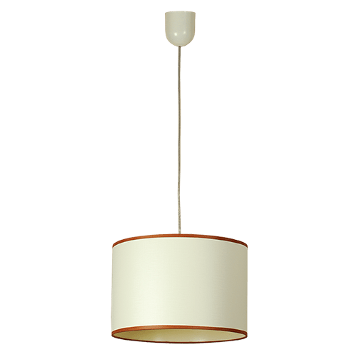 CITY LUX ПЕНДЕЛ ХОЛИДЕЙ КРЕМ, АБАЖУР ТЕКСТИНЕЛ КРЕМ, 1XE27