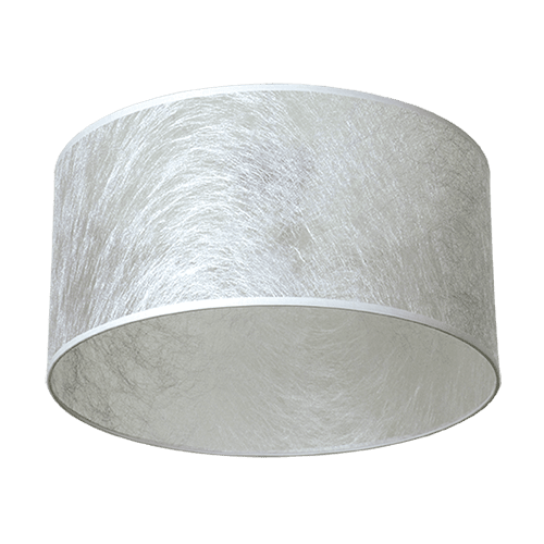 CITY LUX ПЛАФОН СЕТА ТИТАН, АБАЖУР БАСАРИ СРЕБРО, 1XE27