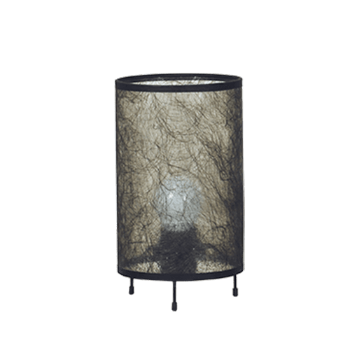 CITY LUX НАСТОЛНА ЛАМПА СЕТА ЧЕРЕН, АБАЖУР БАСАРИ ЧЕРЕН, 1XE27