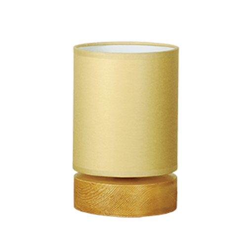 CITY LUX НАСТОЛНА ЛАМПА ХАВАНА КРУША, АБАЖУР ШИНЦ БАНАН, 1XE27