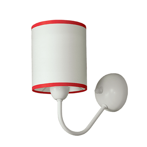 CITY LUX АПЛИК СЕНА БЯЛ, АБАЖУР ШИНЦ БЯЛ, 1XE27