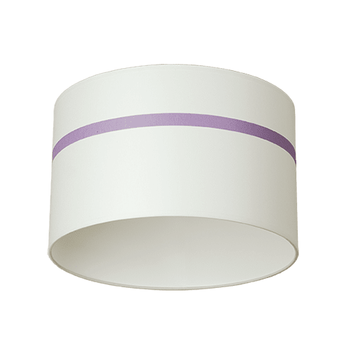 CITY LUX ПЛАФОН МОНМАРТЪР ЛИЛАВ, АБАЖУР ШИНЦ БЯЛ, 1XE27