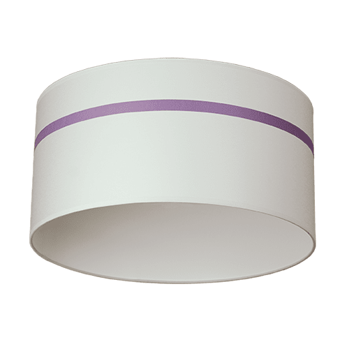 CITY LUX ПЛАФОН МОНМАРТЪР ЛИЛАВ, АБАЖУР ШИНЦ БЯЛ, 1XE27