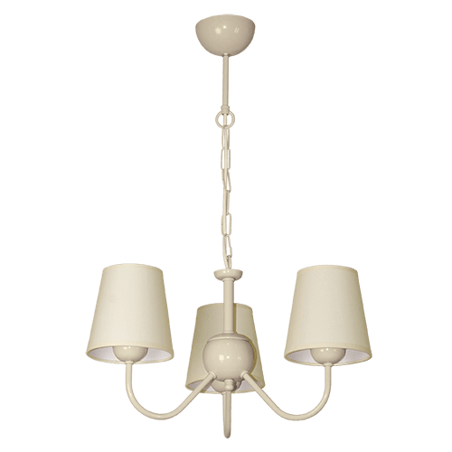 CITY LUX ПОЛИЛЕЙ РЕЙНБОУ КРЕМ, АБАЖУРИ ШИНЦ КРЕМ, 3XE27