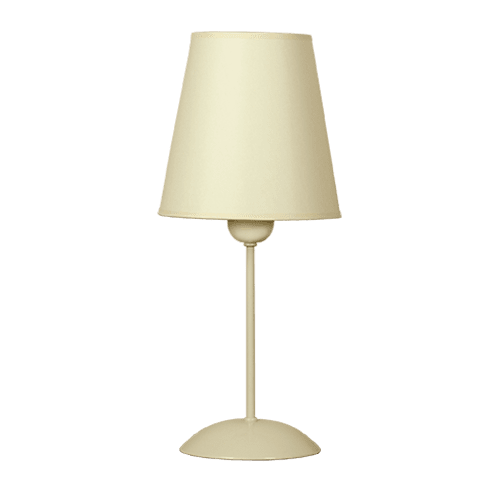 CITY LUX НАСТОЛНА ЛАМПА РЕЙНБОУ КРЕМ, АБАЖУР ШИНЦ КРЕМ, 1XE27