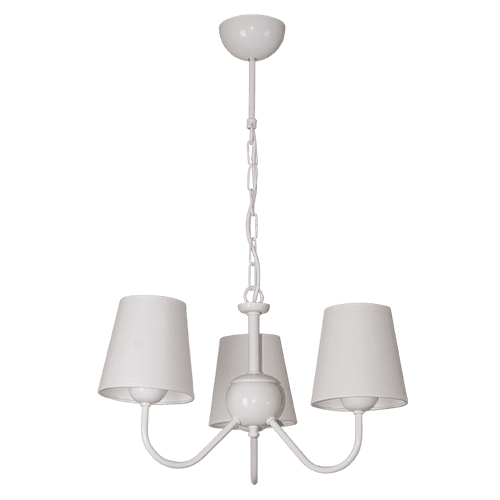 CITY LUX ПОЛИЛЕЙ РЕЙНБОУ БЯЛ, АБАЖУРИ ШИНЦ БЯЛ, 3XE27