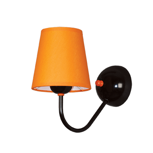 CITY LUX АПЛИК ТУИСТ ЧЕРЕН, АБАЖУР ШИНЦ ОРАНЖ, 1XE27