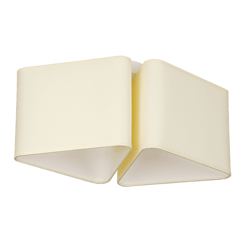 CITY LUX ПЛАФОН МОНЦА КРЕМ, АБАЖУРИ ШИНЦ КРЕМ, 2XE27