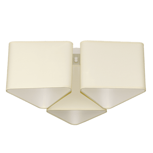 CITY LUX ПЛАФОН МОНЦА КРЕМ, АБАЖУРИ ШИНЦ КРЕМ, 3XE27