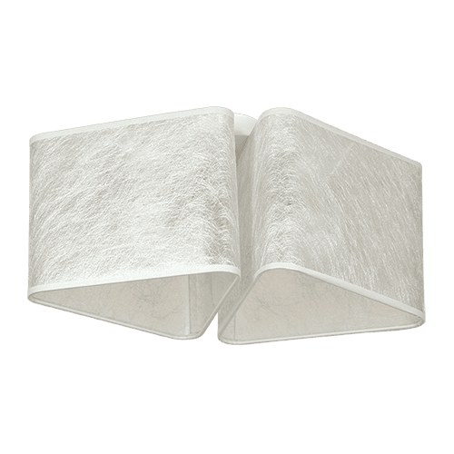 CITY LUX ПЛАФОН ТИТАН, АБАЖУРИ БАСАРИ СРЕБРО, 2XE27