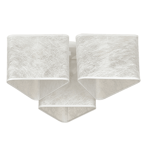 CITY LUX ПЛАФОН ТИТАН, АБАЖУРИ БАСАРИ СРЕБРО, 3XE27