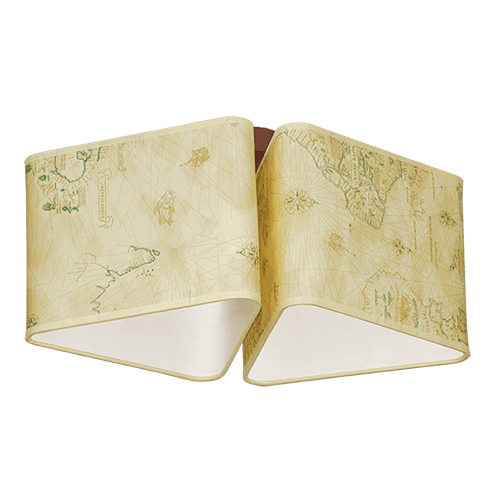 CITY LUX ПЛАФОН МАГЕЛАН ПАТИНА, АБАЖУРИ ГЛОБУС, 2XE27