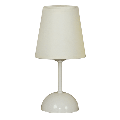 CITY LUX НАСТОЛНА ЛАМПА ПОНИ КРЕМ, АБАЖУР ШИНЦ КРЕМ, 1XE27