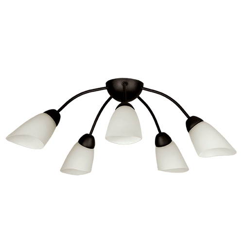 CITY LUX ПЛАФОН ГАМА ЧЕРЕН, 5XE14