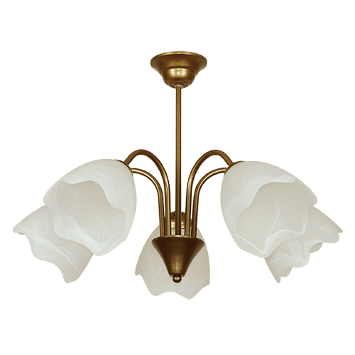 CITY LUX ПЛАФОН АЛФА СТАРО ЗЛАТО, 5XE27