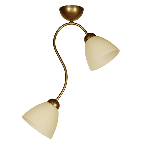 CITY LUX ПЛАФОН ЛИЛИ СТАРО ЗЛАТО, 2XE27