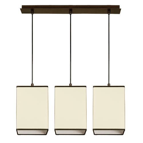 CITY LUX ПЕНДЕЛ МИЛАНО ПАТИНА, АБАЖУРИ ШИНЦ КРЕМ, 3XE27