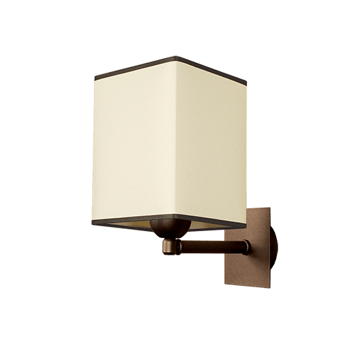 CITY LUX АПЛИК МИЛАНО ПАТИНА, АБАЖУР ШИНЦ КРЕМ, 1XE27