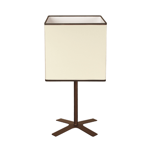 CITY LUX НАСТОЛНА ЛАМПА МИЛАНО ПАТИНА, АБАЖУР ШИНЦ КРЕМ, 1XE27