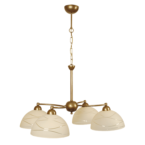 CITY LUX ПОЛИЛЕЙ ВЕРОНИКА СТАРО ЗЛАТО, 4XE27