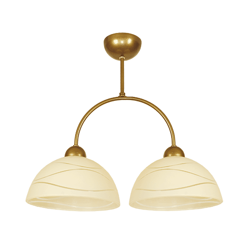 CITY LUX ПЛАФОН ВЕРОНИКА СТАРО ЗЛАТО, 2XE27