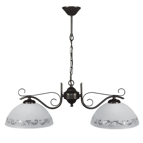 CITY LUX ПОЛИЛЕЙ ДАЛАС ГРАФИТ, 2XE27