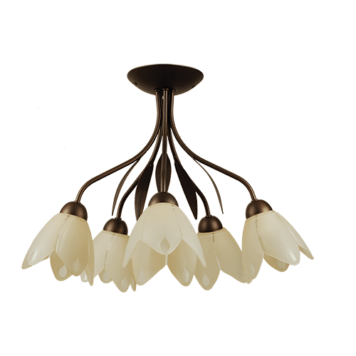 CITY LUX ПЛАФОН АТЛАНТА ПАТИНА, 5XE27