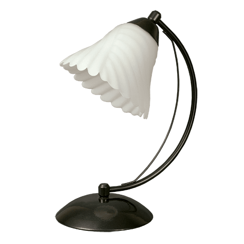 CITY LUX НАСТОЛНА ЛАМПА БОСТЪН ЧЕРЕН НИКЕЛ, 1XE27