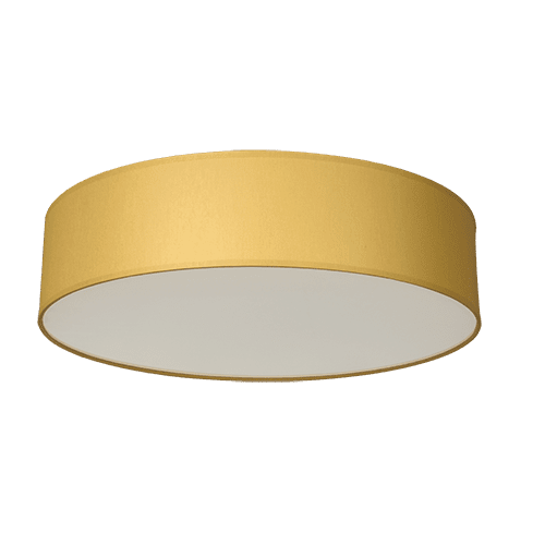 CITY LUX ПЛАФОН МЕТРОПОЛ Ø500 БЯЛ, АБАЖУР ШИНЦ БАНАН, 3XE27