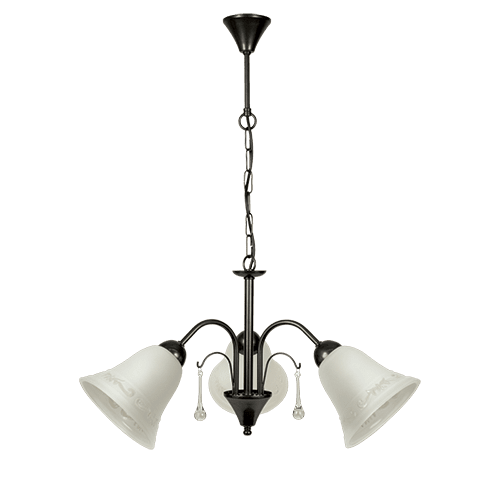 CITY LUX ПОЛИЛЕЙ ФИОРИНО ЧЕРЕН НИКЕЛ, 3XE27