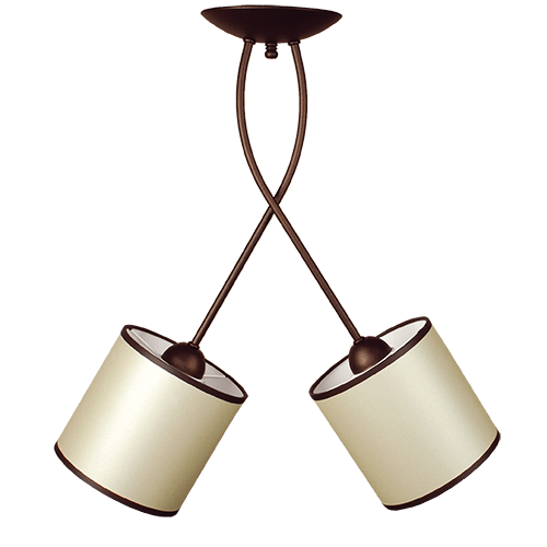 CITY LUX ПЛАФОН ГРАЦИЯ ПАТИНА, АБАЖУРИ ПЕРЛА, 2XE27