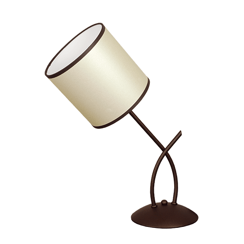 CITY LUX НАСТОЛНА ЛАМПА ГРАЦИЯ ПАТИНА, АБАЖУР ПЕРЛА, 1XE27