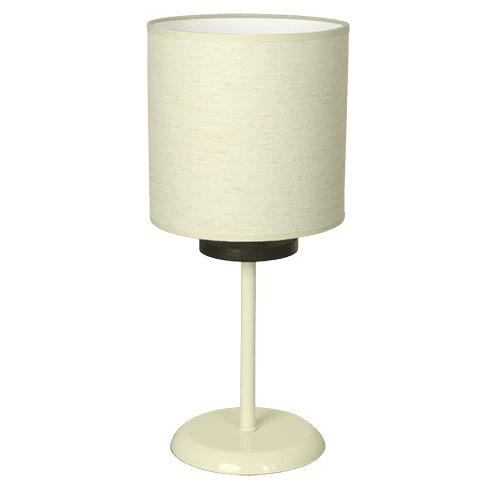 CITY LUX НАСТОЛНА ЛАМПА СЕВИЛЯ КРЕМ, АБАЖУР СИРОС, 1XE27