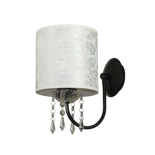 CITY LUX АПЛИК МАРСИЛИЯ ЧЕРЕН НИКЕЛ, АБАЖУР ГАЛАТА КРЕМ, 1XE27