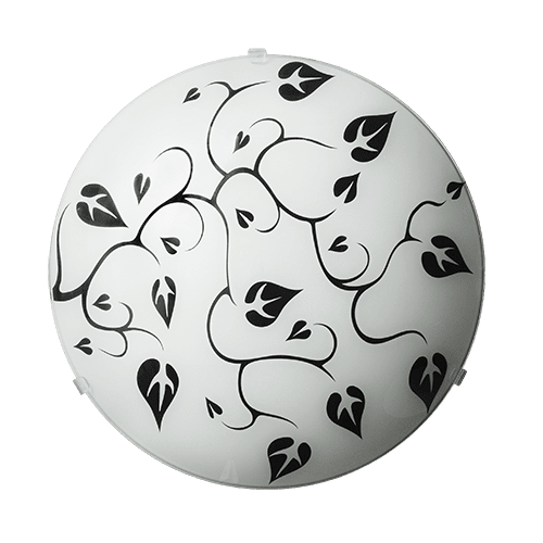 CITY LUX ПЛАФОНИЕРА ЛИАНА, Ø400, ЧЕРЕН/БЯЛ, 2XE27