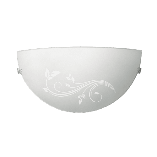 CITY LUX АПЛИК ГАРДЕНИЯ, Ø300/2, БЯЛ/БЯЛ, 1XE27