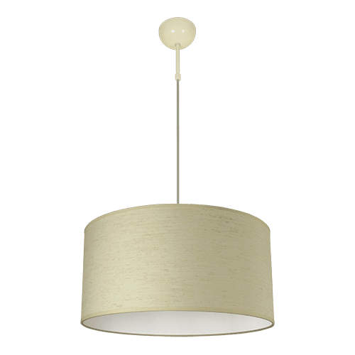 CITY LUX ПЕНДЕЛ СИРОС - ЦИЛИНДЪР, Ø400, КРЕМ, 1XE27