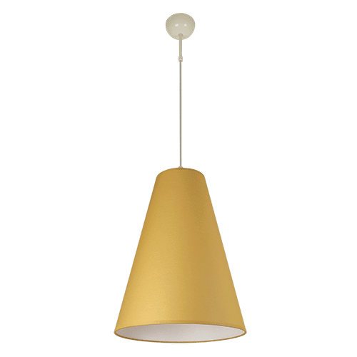 CITY LUX ПЕНДЕЛ ШИНЦ БАНАН - КОНУС, Ø300/Ø130, H=400, КРЕМ, 1XE27