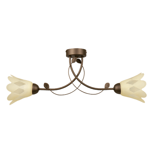 CITY LUX ПЛАФОН АНКОНА ПАТИНА, 2XE27