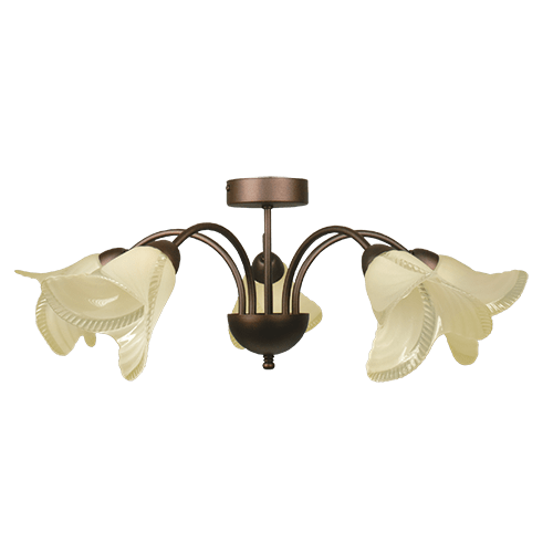 CITY LUX ПЛАФОН РИМИНИ ПАТИНА, 5XE14