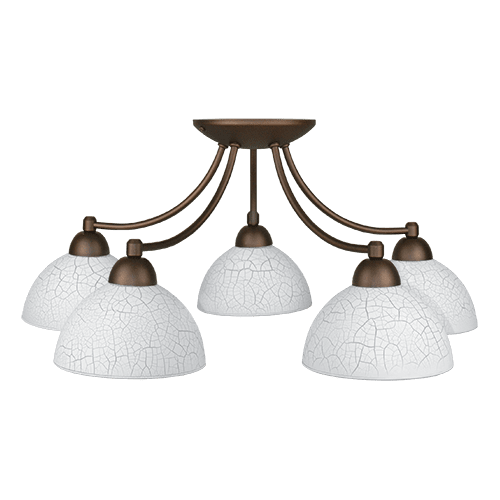 CITY LUX ПЛАФОН СИЕНА ПАТИНА, 5XE27