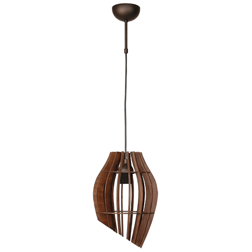 CITY LUX ПЕНДЕЛ ТЮЛИП ПАТИНА + ПАЛИСАНДЪР, 1XE27