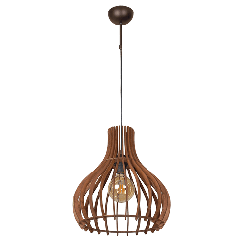 CITY LUX ПЕНДЕЛ КРОКУС ПАТИНА + ПАЛИСАНДЪР, 1XE27